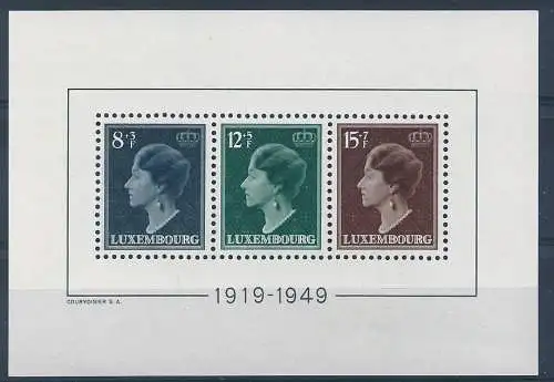 1949 LUXEMBURG, BF Nr. 7 mnh**