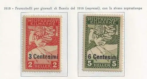 1918 FRIAUL-VENETIEN, Österreichische Besatzung, Espressi, Nr. 1/2 MNH** TOP