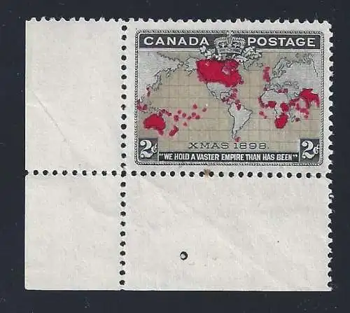 1898 KANADA, Yvert Nr. 73 mnh/** BLATTWINKEL