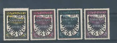 1944 Ägäis Deutsche Besatzung, Luftpost, A 56/59, Pro Schaden 4 Werte, postfrisch**