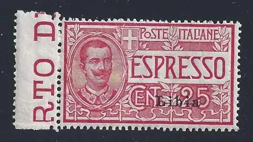 1915 LIBYIEN, Espresso Nr. 1 mnh/** I. Typ