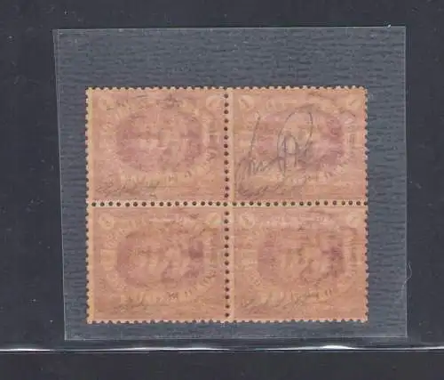 1892 SAN MARINO, Nr. 20 Rote Lira QUARTINA Große Rarität, Zert. RAYBAUDI ORO