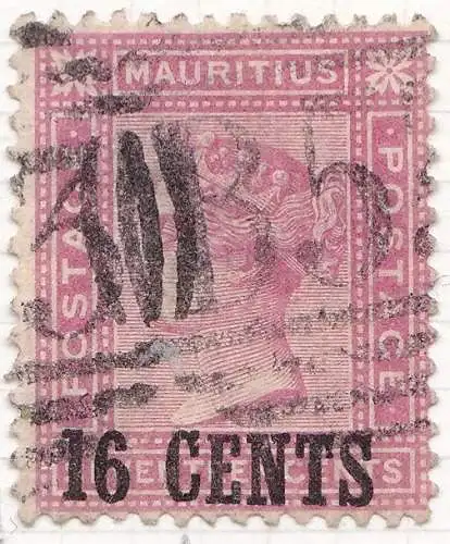 1883 MAURITIUS, SG Nr. 112 GEBRAUCHT