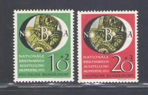 1951 Deutschland - Republik - Mi.Nr. 141/42 - postfrisch**