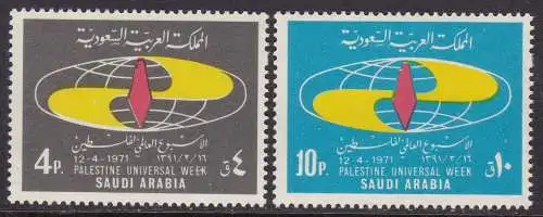 1973 SAUDI-ARABIEN/SAUDI-ARABIEN, SG 1067-1068 POSTFRISCH/**