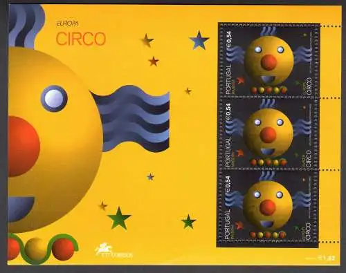 2002 EUROPA CEPT Madeira Nr. 1 Blatt Il Circo MNH **