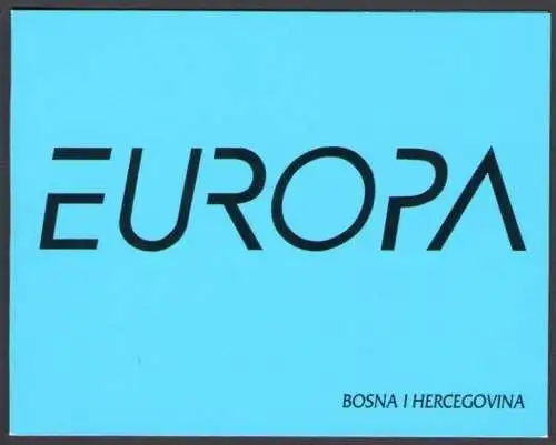 2004 EUROPA CEPT Bosnien Herzegowina Kroatien Ferienhefte postfrisch **