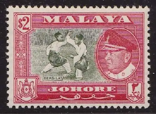 1960 JOHORE - SG Nr. 164 $2 MNH/**