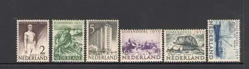 1950 HOLLAND,NIEDERLANDE - Nr. 535/540 Serie mit 6 Werten MNH/**