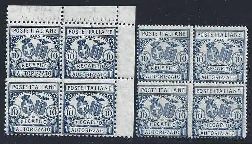 1928 Italien - Königreich - Autorisierte Zustellung Nr. 1/2 - 2 Werte - postfrisch**