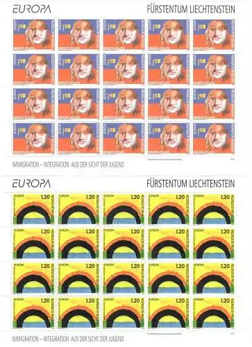 2006 EUROPA CEPT Liechtenstein, 2 Kleinblätter - postfrisch**