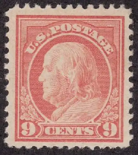 1917 USA, Nr. 344 9c. lachsrot MNH/**