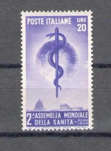 1949 Italien - Republik, Gesundheit 1 VAL Nr. 607 postfrisch **