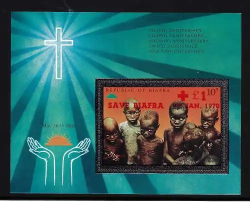 1970 Biafra, Salviamo il Biafra, Yvert n.4 - MNH**