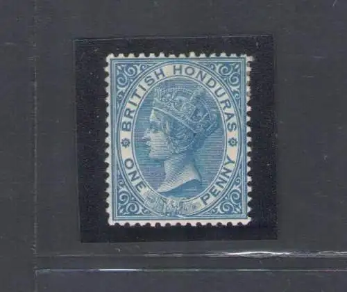 1882-87 Britisch-Honduras, 1d. blaue Stanley Gibbons Nr. 17 - MH*