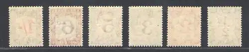 1907 Transvaal - Porto Due stamps Stanley Gibbons n. D1/D7 - MNH** (No D2)