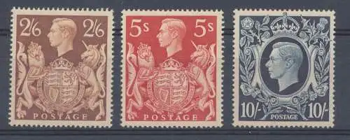 1939 Großbritannien, Nr. 224/226, 3 Werte, postfrisch**