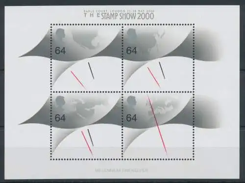 1999 Großbritannien - Greenwich - Philatelistische Ausstellung, Zettel #8a - MNH **