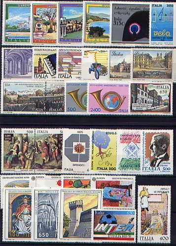 1980-1989 Italien Republik, komplette Jahrgänge SONDERANGEBOT, postfrisch - postfrisch **