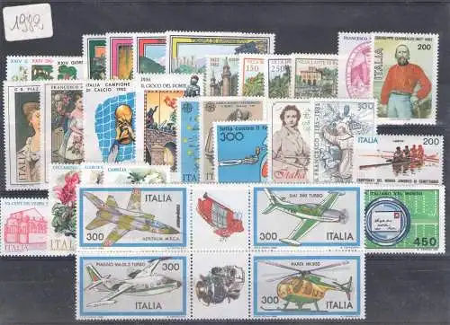 1980-1989 Italien Republik, komplette Jahrgänge SONDERANGEBOT, postfrisch - postfrisch **