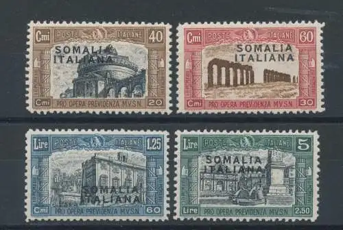 1927 SOMALIA - Miliz I, Nr. 105/108, 4 Werte, postfrisch**