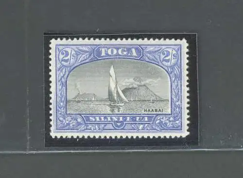 1897 TONGA - Stanley Gibbons Nr. 51 - 5 Scellini Black and Ultramarine - MNH **