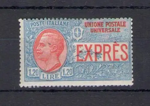 1922 Italien - Königreich, Espresso Nr. 8 - normale Zentrierung - MLH*