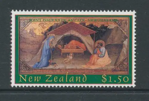 2002 New Zealand - Weihnachten - Gemeinschaftsausgabe mit Vatikan Nr. 1290 - MNH **