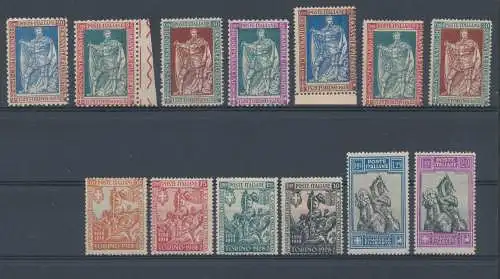 1928 Italia, Nr. 226/238, Emanuele Filiberto, 13 Werte - postfrisch **