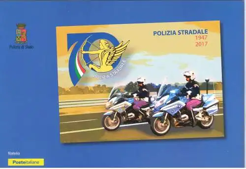 2017 Italien - Republik, Folder - Straßenpolizei Nr. 536 - postfrisch **