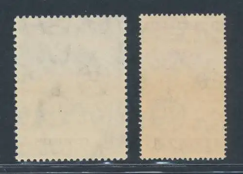 1948 Zypern, Stanley Gibbons Nr. 166/67, postfrisch**