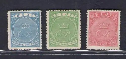 1871 FIDSCHI, Stanley Gibbons n. 10/12 - MH*