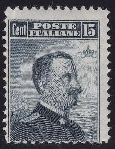 1906 KÖNIGREICH - Nr. 80 15c grau-schwarz MNH/**