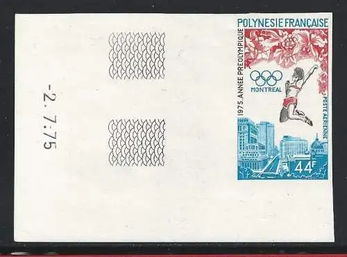 1975 POLYNESIEN - Luftpost Nr. 96 UNGEZÄHNT POSTFRISCH **