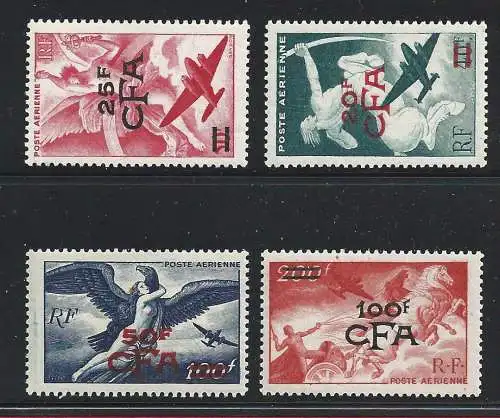 1949 REUNION - Yvert PA 45/48 MNH/**