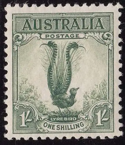 1932 AUSTRALIEN - SG 140 1 / grün postfrisch / **