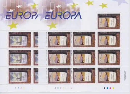 2003 EUROPA CEPT Irland Nr. 2 Kleinblätter. Arte Manifesti MNH**