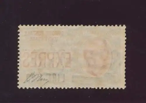 1921 Italia, Espresso, n. 5a, Doppelaufdruck, postfrisch** - Oliv signiert