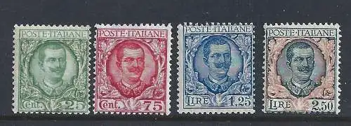 1926 Italia - Floreale - Nr. 200/203 - 4 Werte - postfrisch**