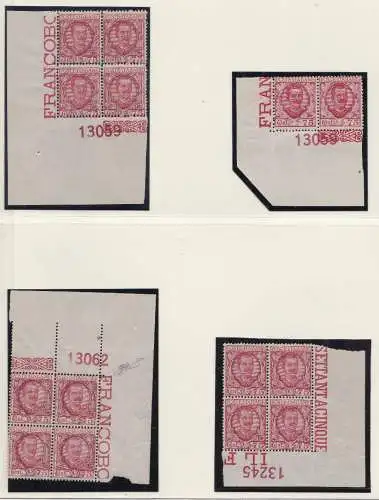 1926 Königreich Italien - Nr. 200/203 Serie mit 4 Werten MNH/** SELTEN ZUSAMMEN