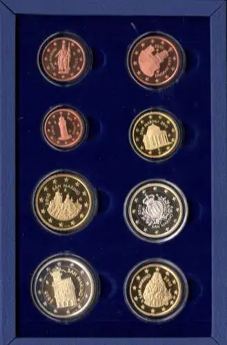 2010 San Marino, Euro-Divisionsmünzen, Spiegelfund