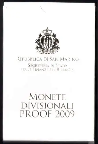 2009 San Marino, Euro-Divisionsmünzen, Spiegelfund