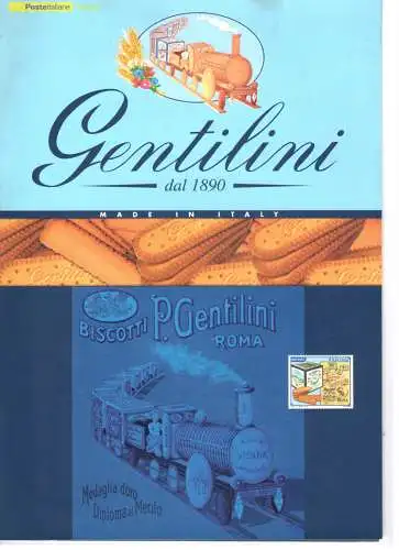 2010 Italien, Folder - Fatto in Italia Biscotti Gentilini Nr. 249 MNH **