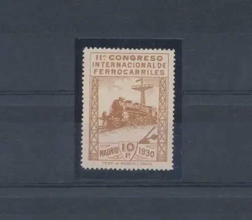 1930 SPANIEN - EDIFIL Nr. 481N Zug 10 Peseten Bistro MUSTER - POSTFRISCH **