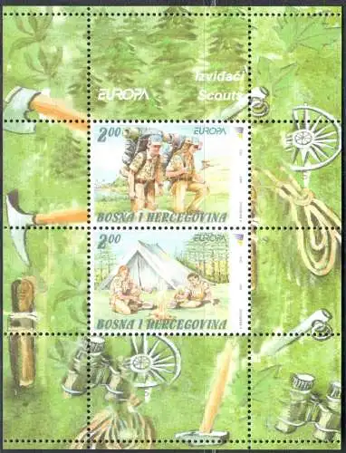 2007 EUROPA CEPT Bosnien Herzegowina Blatt BF 32 - MNH **