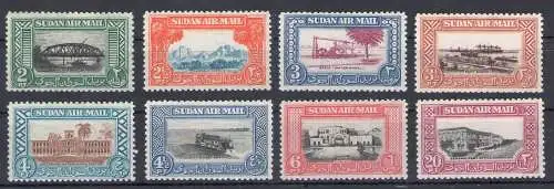 1950 Sudan - Stanley Gibbson n. 115/22 - MH*