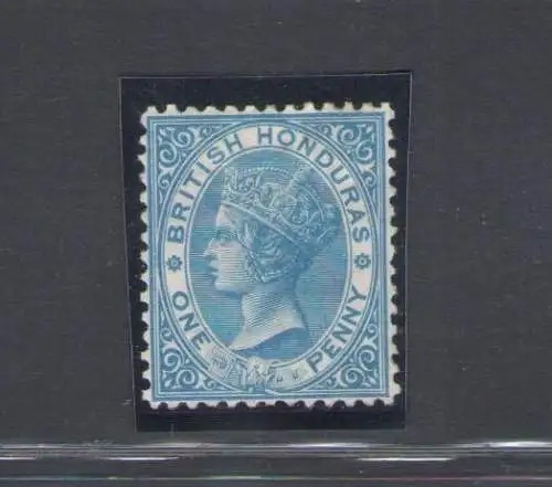 1872-79 Britisch-Honduras, 1d. deep blue Stanley Gibbons Nr. 6 - MH*