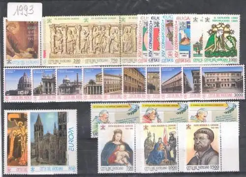 1978/2004 Vatikan, postfrisch, Angebot Johannes Paul II., komplette Jahrgänge - postfrisch**