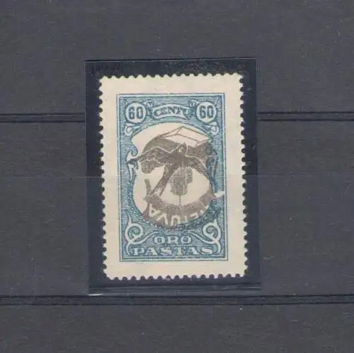 1926 Litauen - Luftpost - 60 Cent, Vogel, Mitte umgedreht Nr. 44a, postfrisch**