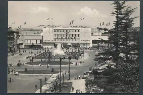 1950 REPUBLIK - 28. Messe Mailand, Nr. 616, Schöne Postkarte, erster Tag der Veranstaltung, gebraucht